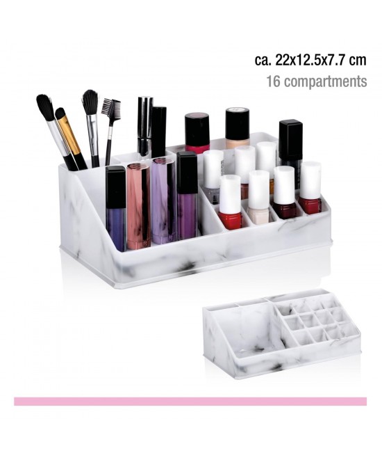 Οργανωτής Καλλυντικών με 16 Θέσεις 22x12.5x7.7cm Οργανωτής Καλλυντικών με 16 Θέσεις 22x12.5x7.7cm