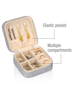 Βελούδινο Κουτί Κοσμημάτων 2 Σχέδια