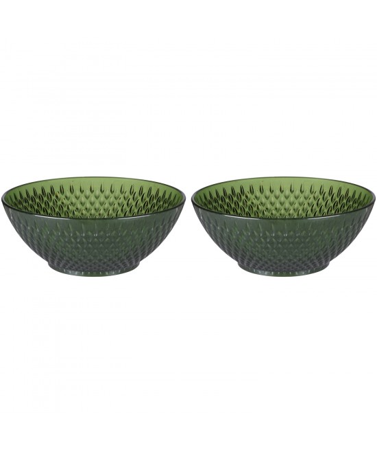 Μπολ Διάφανα/Πράσινα/Χρυσά 14.5cm 2Τμχ ALPINA