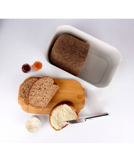 Ψωμιέρα Με Καπάκι Μπαμπού 650gr ALPINA