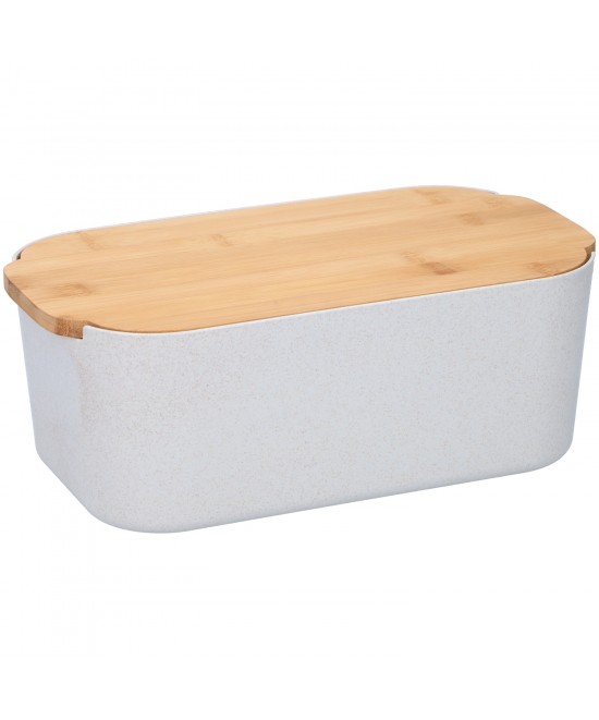 Ψωμιέρα Με Καπάκι Μπαμπού 650gr ALPINA