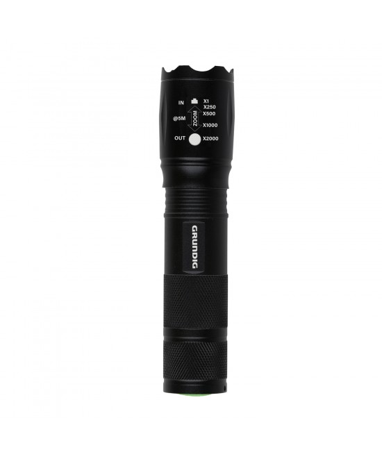 Φακός LED 1W 80 Lumens με Ζουμ GRUNDIG Φακός LED 1W 80 Lumens με Ζουμ GRUNDIG