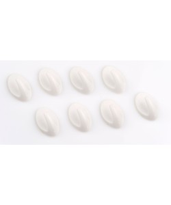 Αυτοκόλλητοι Γάντζοι Τοίχου 4/6/8Τμχ Λευκοί