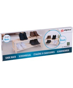 Παπουτσοθήκη 2 Επιπέδων ALPINA