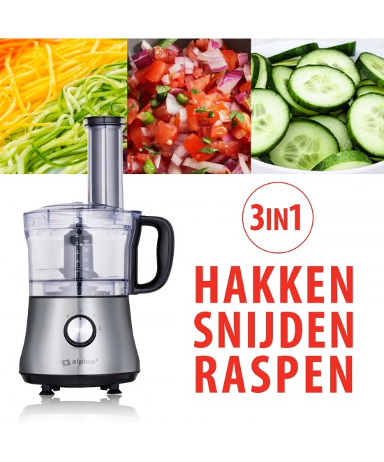 Επεξεργαστής Τροφίμων 1L 500W ALPINA Επεξεργαστής Τροφίμων 1L 500W ALPINA