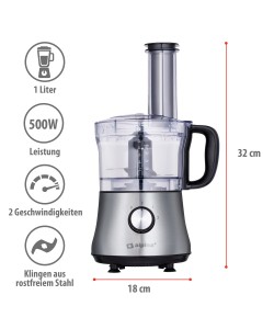 Επεξεργαστής Τροφίμων 1L 500W ALPINA Επεξεργαστής Τροφίμων 1L 500W ALPINA