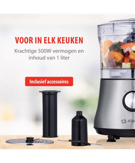 Επεξεργαστής Τροφίμων 1L 500W ALPINA Επεξεργαστής Τροφίμων 1L 500W ALPINA