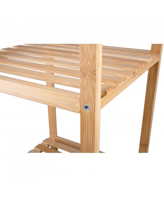 Ράφι Μπάνιου 4 Επιπέδων Μπαμπού ALPINA Ράφι Μπάνιου 4 Επιπέδων Μπαμπού ALPINA