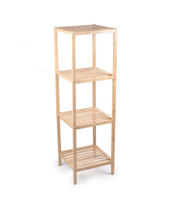 Ράφι Μπάνιου 4 Επιπέδων Μπαμπού ALPINA Ράφι Μπάνιου 4 Επιπέδων Μπαμπού ALPINA