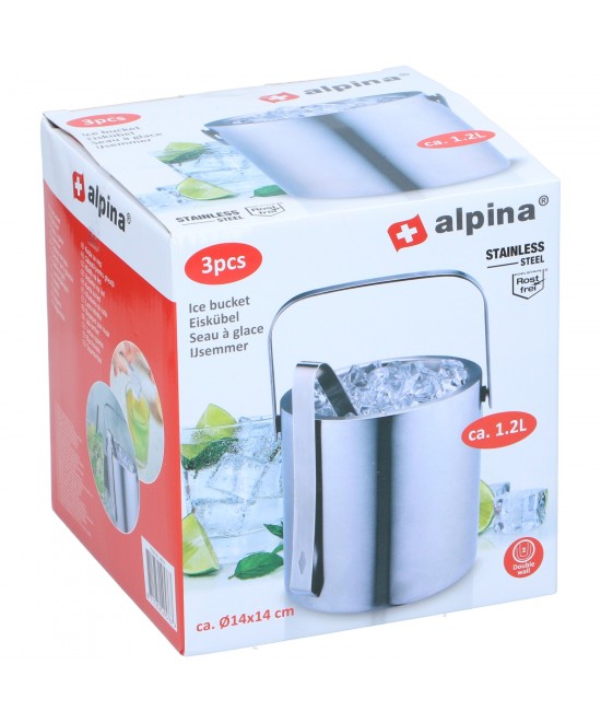 Κάδος Πάγου Ανοξείδωτος 1.2L ALPINA