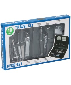 Σετ Μανικιούρ 10Τμχ με Θήκη