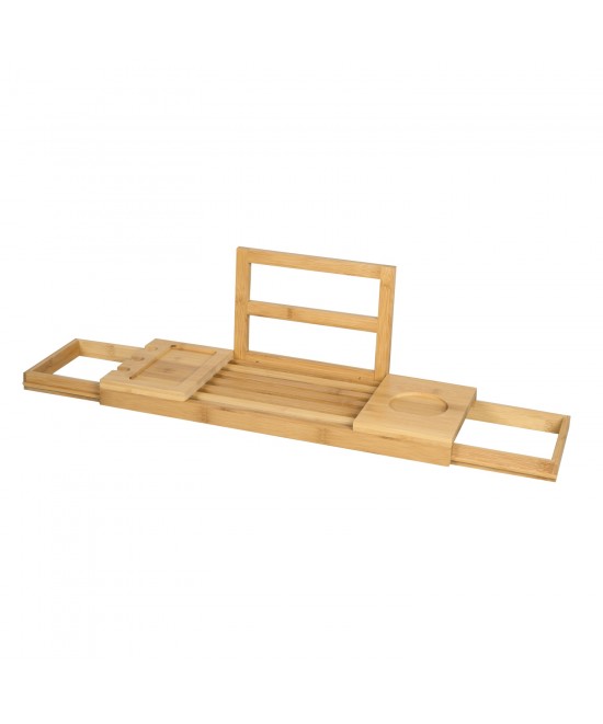 Ράφι Μπάνιου Επεκτάσιμο 50-92x18x4cm Μπαμπού