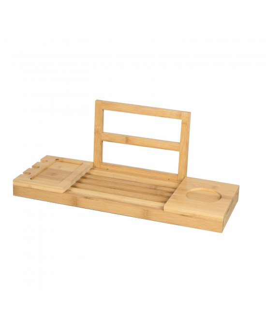 Ράφι Μπάνιου Επεκτάσιμο 50-92x18x4cm Μπαμπού