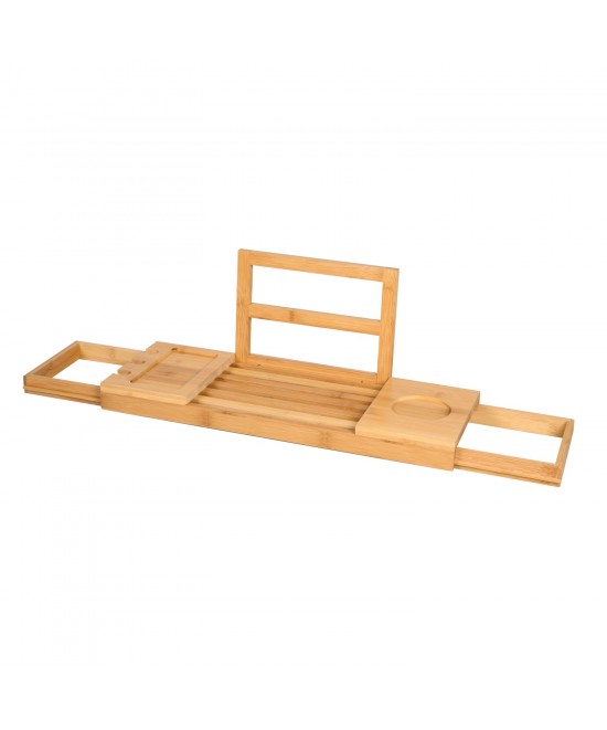 Ράφι Μπάνιου Επεκτάσιμο 50-92x18x4cm Μπαμπού