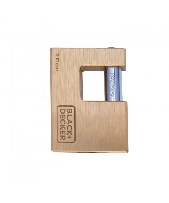 Λουκέτο Μπαγιονέτ 70mm Ορειχάλκινο BLACK+DECKER