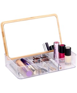 Κουτί Αποθήκευσης με Καθρέφτη Μπαμπού Κουτί Αποθήκευσης με Καθρέφτη Μπαμπού