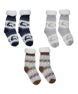 Κάλτσες Cozy 1 Ζευγάρι Σε 3 Σχέδια