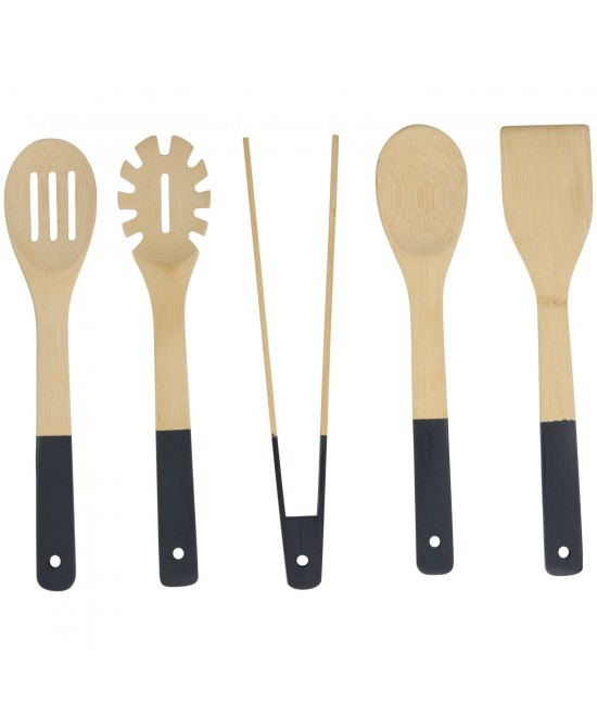 Σετ Μαγειρικών Σκευών Μπαμπού 5Τμχ Σε 4 Χρώματα ALPINA Σετ Μαγειρικών Σκευών Μπαμπού 5Τμχ Σε 4 Χρώματα ALPINA