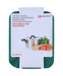 Σουρωτήρι Νεροχύτη 34x27cm Σε 4 Χρώματα ALPINA