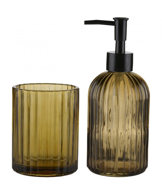 Σετ Διανομέας Σαπουνιού και Ποτήρι ARTI CASA Σετ Διανομέας Σαπουνιού και Ποτήρι ARTI CASA