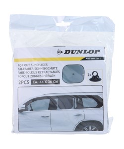 Αντηλιακή Προστασία Αυτοκινήτου 44x36cm 2Τμχ DUNLOP