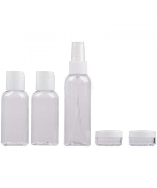 Σετ Μπουκάλια Ταξιδιού Διαφανές 5Τμχ DUNLOP