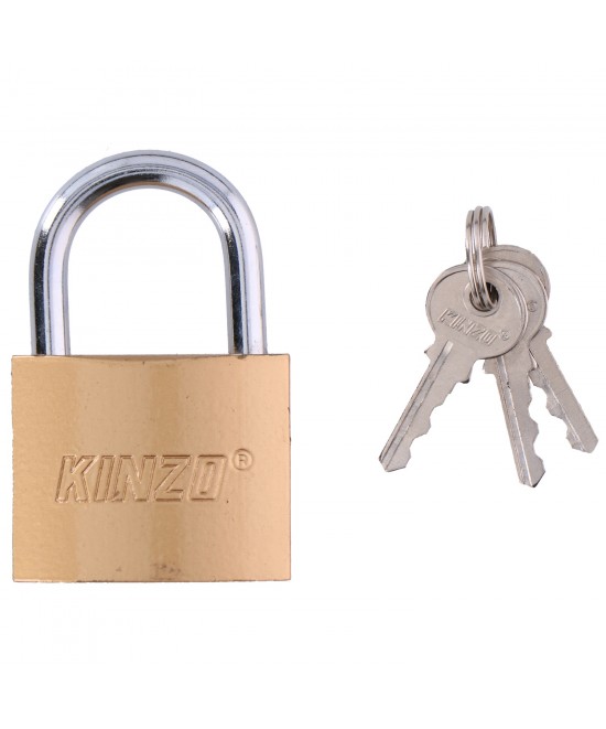 Λουκέτο 50mm με 3 Κλειδιά KINZO