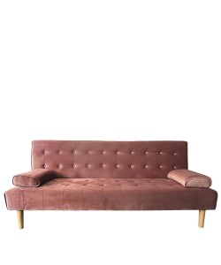 Καναπές Κρεβάτι Τριθέσιος ArteLibre ELFREDA Σάπιο Μήλο Ύφασμα 188x83x83cm