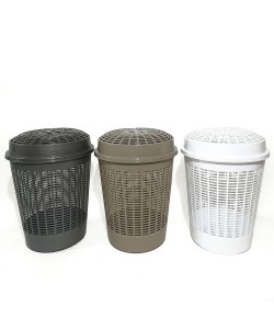 Καλάθι Απλύτων Europa Με Καπάκι Φ46x55cm 3 Χρώματα