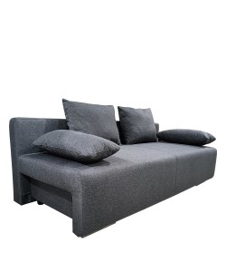 Καναπές Κρεβάτι Τριθέσιος ArteLibre URBAN LOUNGE 3S Σκούρο Γκρι Ύφασμα 194x93x72cm