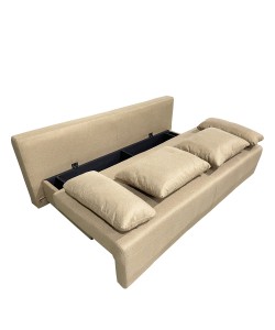 Καναπές Κρεβάτι Τριθέσιος ArteLibre URBAN LOUNGE 3S Ανοιχτό Καφέ Ύφασμα 194x93x72cm