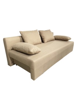 Καναπές Κρεβάτι Τριθέσιος ArteLibre URBAN LOUNGE 3S Ανοιχτό Καφέ Ύφασμα 194x93x72cm