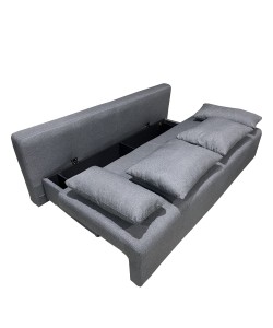 Καναπές Κρεβάτι Τριθέσιος ArteLibre URBAN LOUNGE 3S Γκρι Ύφασμα 194x93x72cm