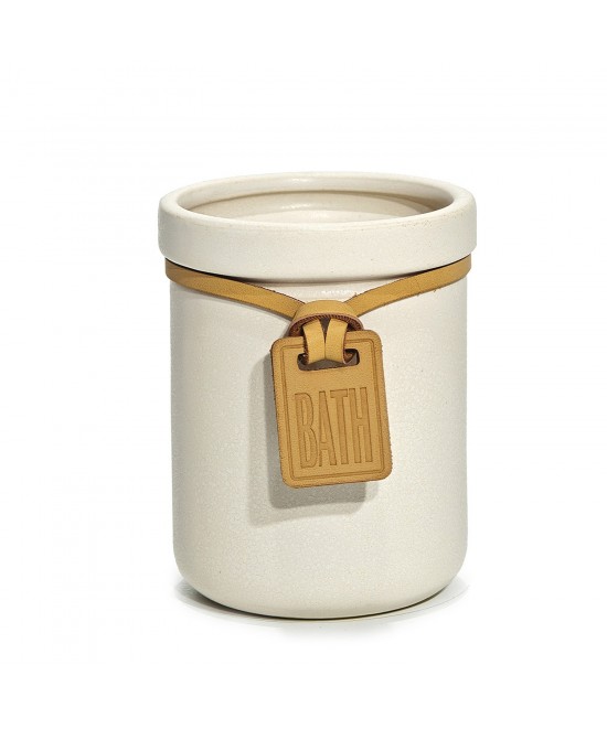 Ποτήρι Μπεζ Κεραμικό