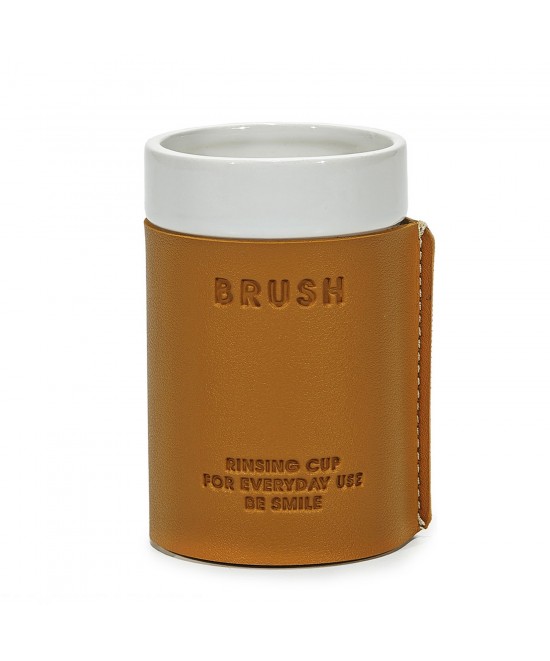 Ποτήρι 'BRUSH' Καφέ Κεραμικό