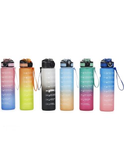 Φιάλη Νερού Πολύχρωμη/Πλαστικό 1l Σε 6 Χρώματα
