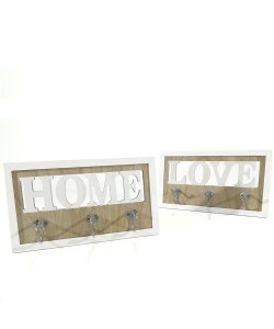 Κρεμάστρα Επιτοίχια 3 Θέσεων Ξύλο 32x19cm Σε 2 Σχέδια Κρεμάστρα Επιτοίχια 3 Θέσεων Ξύλο 32x19cm Σε 2 Σχέδια