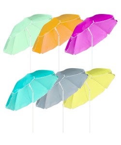 Ομπρέλα Παραλίας Πολύχρωμο 2m Σε 6 Χρώματα