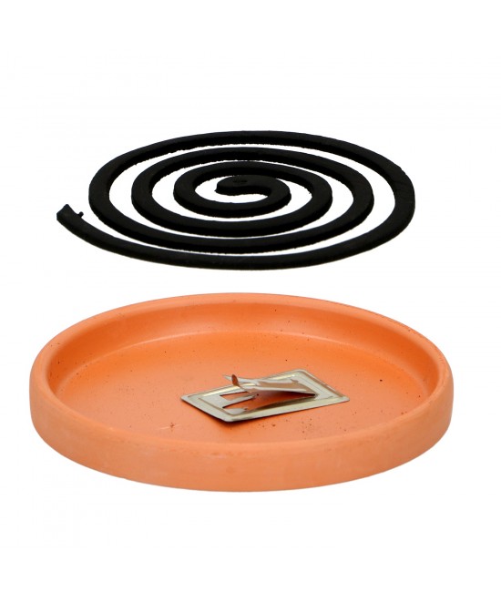 Σετ Σπείρες Citronella Σε Δοχείο Τερακότα 7Τμχ ARTI CASA