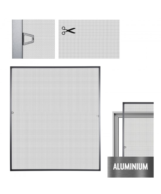 Σίτα Εντόμων Παραθύρου Αλουμίνιο 150x130cm Σίτα Εντόμων Παραθύρου Αλουμίνιο 150x130cm