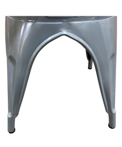 Καρέκλα ArteLibre Βιομηχανικού Τύπου Vintage TOLIKO Γκρι Μέταλλο 44x49x84cm Καρέκλα ArteLibre Βιομηχανικού Τύπου Vintage TOLIKO Γκρι Μέταλλο 44x49x84cm