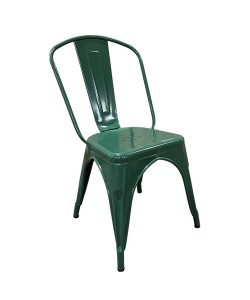 Καρέκλα ArteLibre Βιομηχανικού Τύπου Vintage TOLIKO Πράσινο Μέταλλο 44x49x84cm