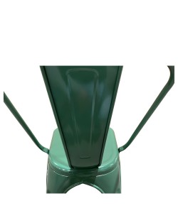 Καρέκλα ArteLibre Βιομηχανικού Τύπου Vintage TOLIKO Πράσινο Μέταλλο 44x49x84cm Καρέκλα ArteLibre Βιομηχανικού Τύπου Vintage TOLIKO Πράσινο Μέταλλο 44x49x84cm