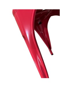 Καρέκλα ArteLibre Βιομηχανικού Τύπου Vintage TOLIKO Κόκκινο Μέταλλο 44x49x84cm Καρέκλα ArteLibre Βιομηχανικού Τύπου Vintage TOLIKO Κόκκινο Μέταλλο 44x49x84cm