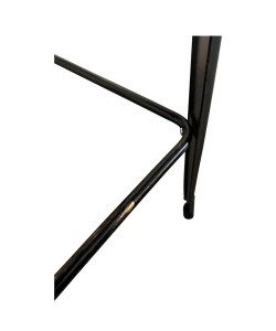 Τραπέζι Bar ArteLibre Βιομηχανικού Τύπου Vintage ARTEKTO Μαύρο Αντικέ Μέταλλο/Ξύλο 60x60x103cm