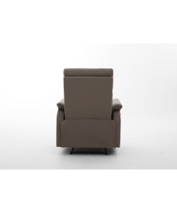 Πολυθρόνα Ανακλινόμενη ArteLibre RIGIL Με Λειτουργία Μασάζ Καφέ PU 75x87x102cm