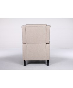 Πολυθρόνα Ανακλινόμενη ArteLibre ALNAIR Μπεζ Ύφασμα 78x85x104cm
