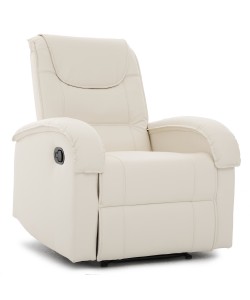 Πολυθρόνα Ανακλινόμενη ArteLibre CELAENO Εκρού PU 80x96x97cm