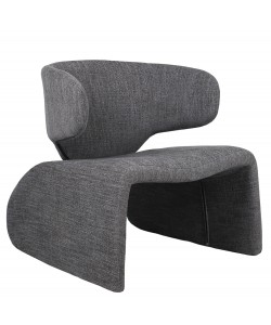 Πολυθρόνα ArteLibre HIMALIA Γκρι Ύφασμα/Μέταλλο/Ξύλο 73x78x75cm