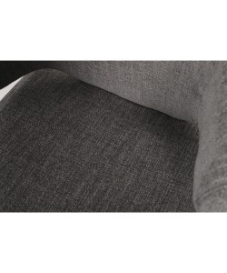 Πολυθρόνα ArteLibre HIMALIA Γκρι Ύφασμα/Μέταλλο/Ξύλο 73x78x75cm